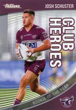 2022 NRL Traders - Club Heroes #CH12 Josh Schuster Front